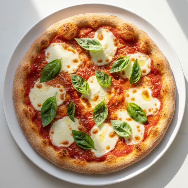 Classic Margherita Pizza with Fresh Basil