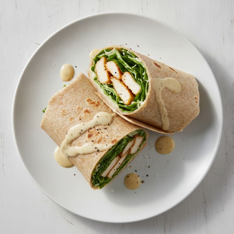 Chicken Caesar Salad Wrap