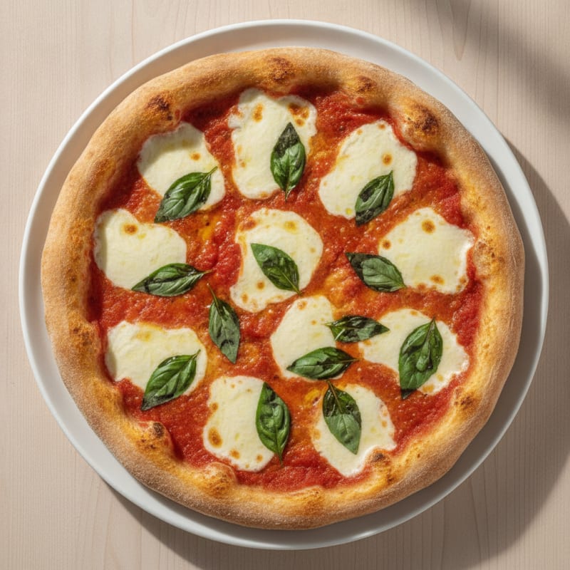 Classic Margherita Pizza with Fresh Basil