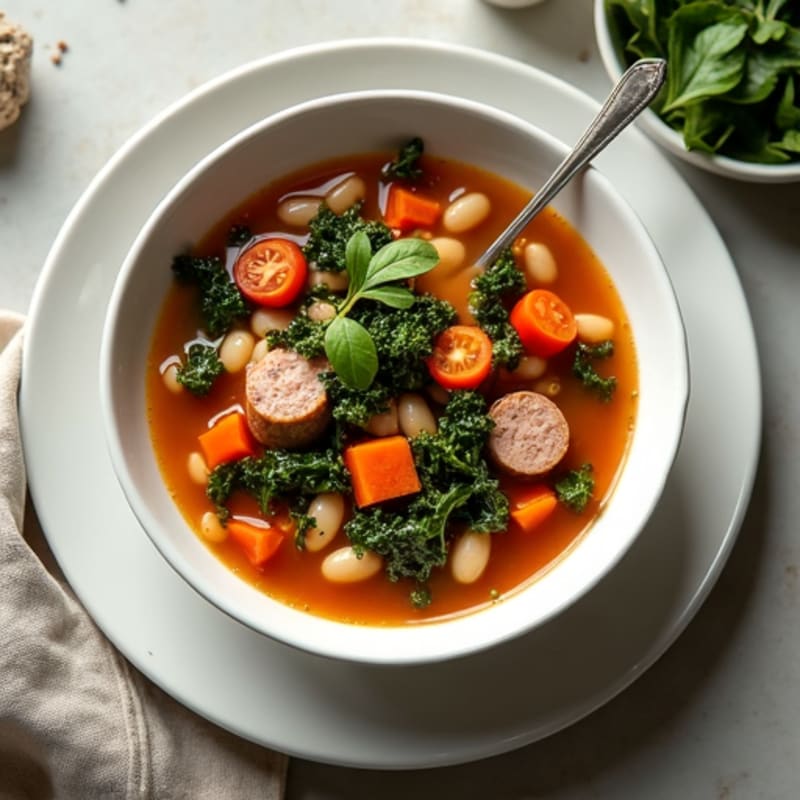 Tuscan-Style Kale and White Bean Soup
