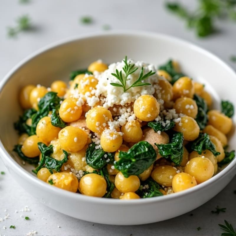 Egg White and Turkey Sausage Scramble with Sautéed Spinach