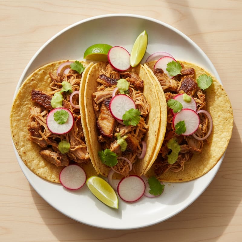 Slow-Cooked Pork Carnitas Tacos