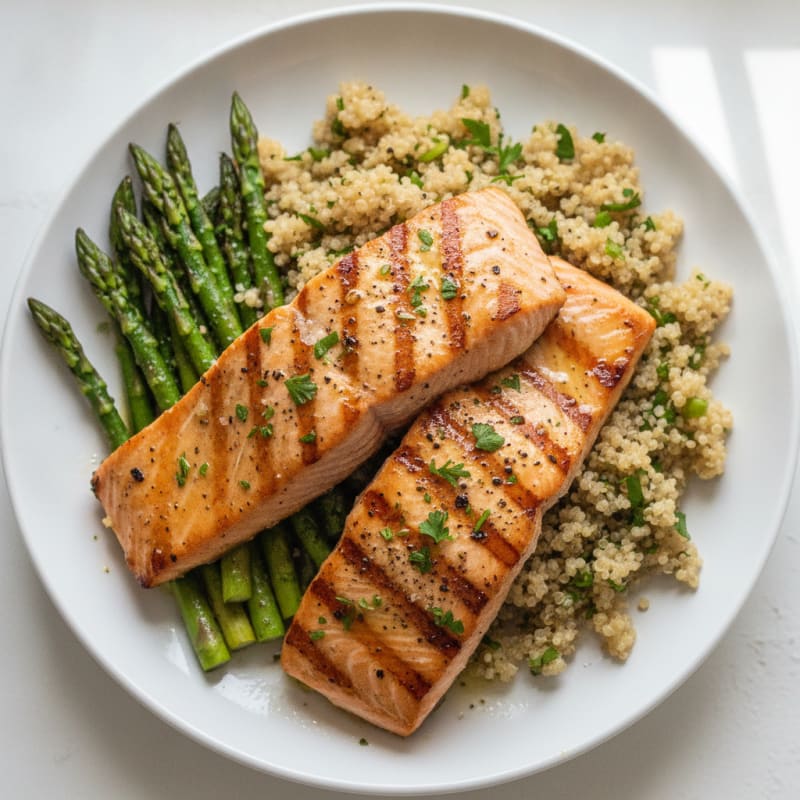 Lemon Herb Grilled Salmon