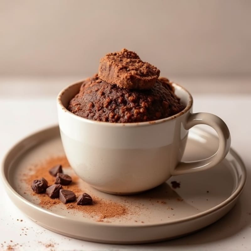 High-Protein Chocolate Fudge Mug Cake