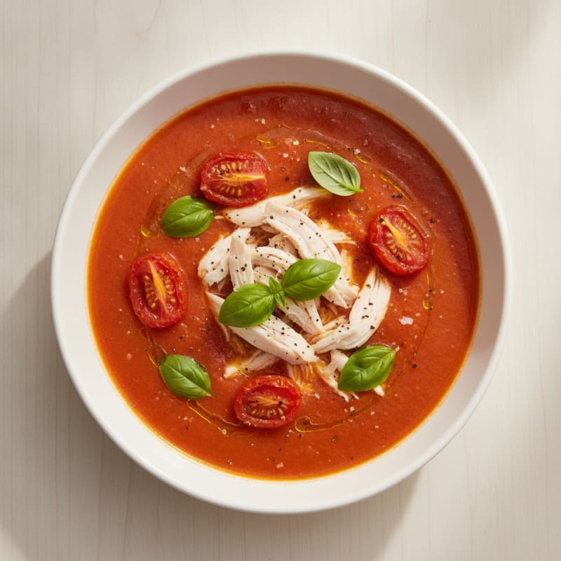 Roasted Tomato Basil Soup