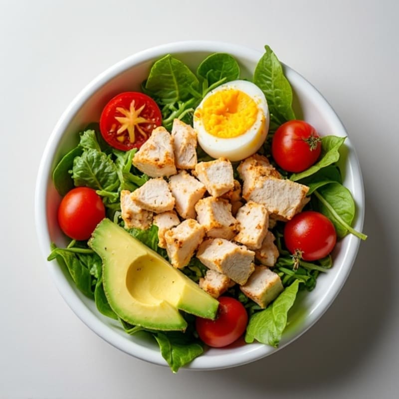 Chicken Salad Bowl with Mixed Greens