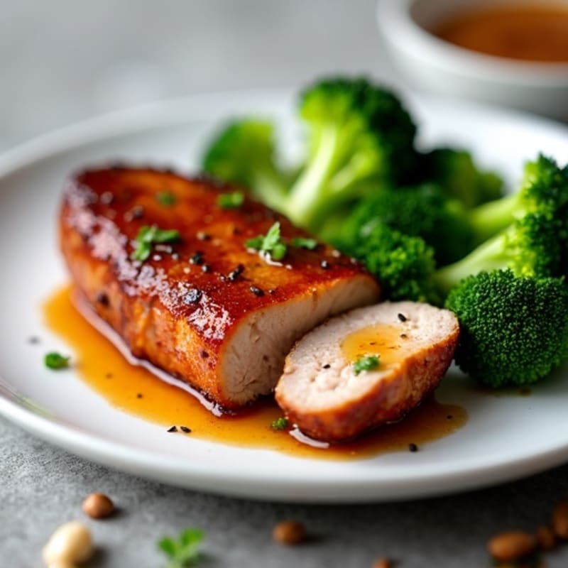 Sticky Honey-Garlic Roasted Pork