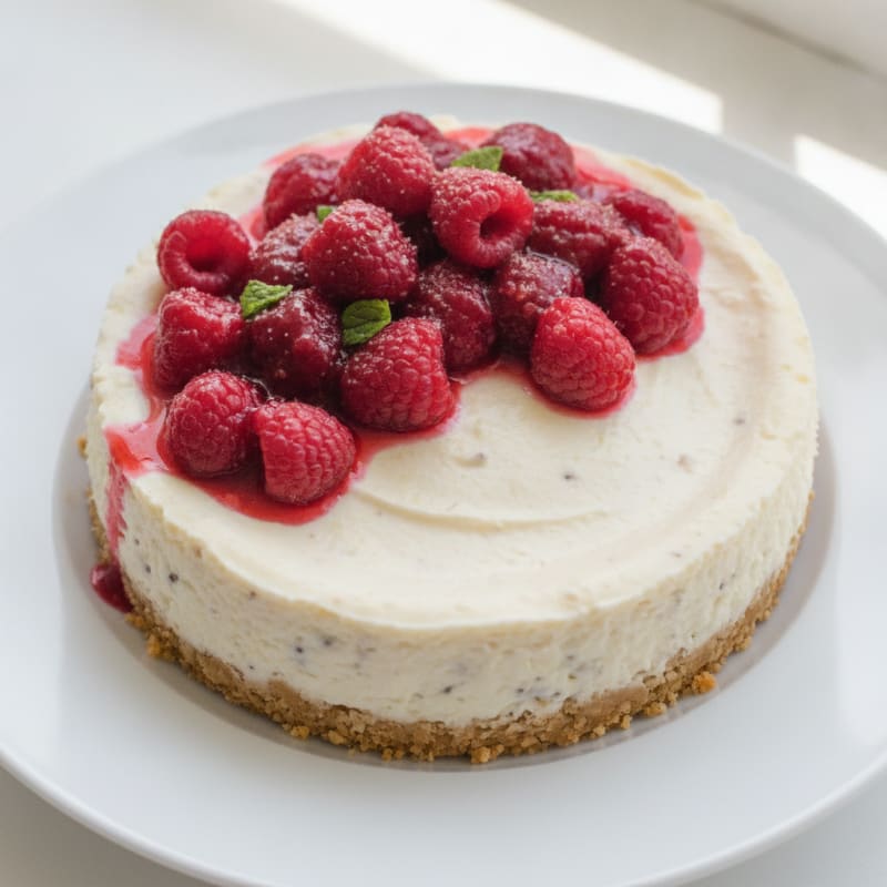Creamy Greek Yogurt Protein Cheesecake
