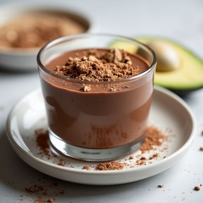 Chocolate Protein Pudding with Silken Tofu and Peanut Butter