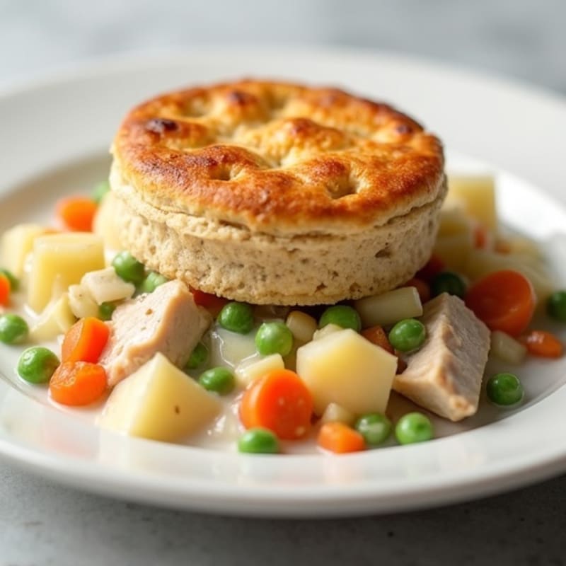Healthy Creamy Chicken Pot Pie