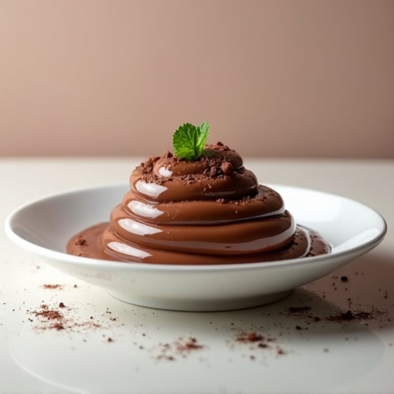 Silky Chocolate Protein Pudding with Greek Yogurt