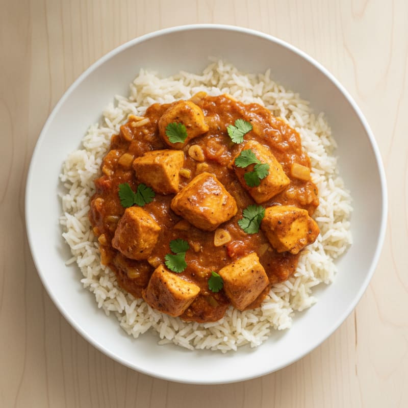 Spiced Butter Chicken with Basmati Rice