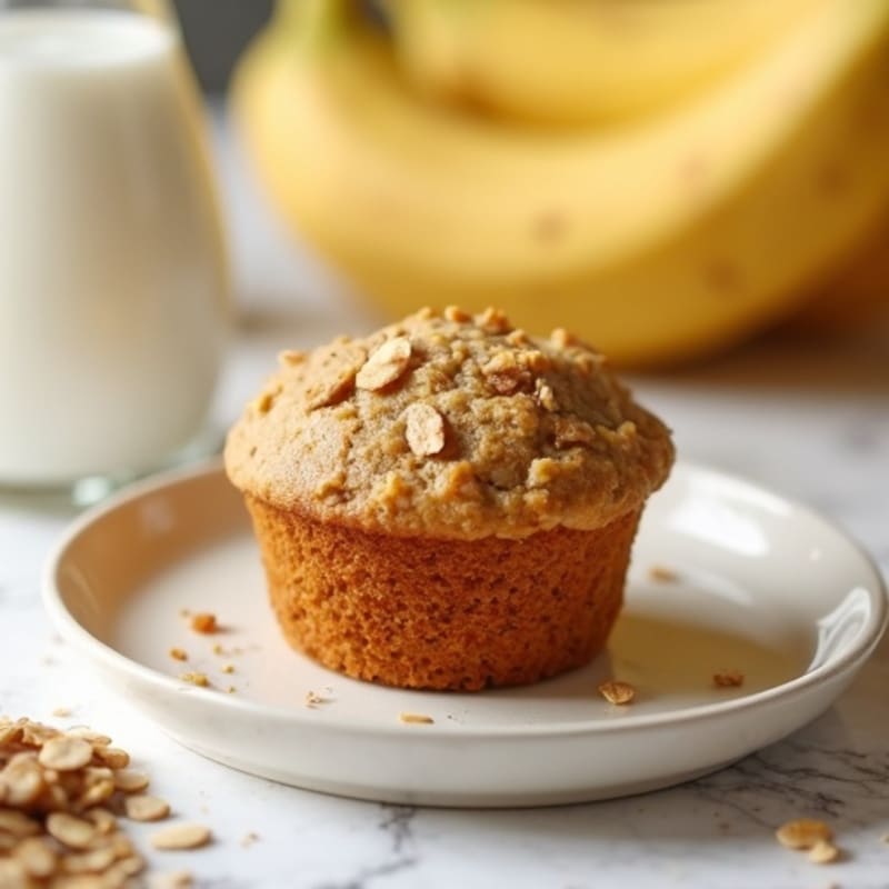 Protein-Packed Banana Oat Morning Muffins