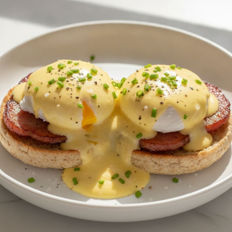 Classic Eggs Benedict with Hollandaise