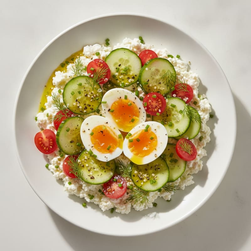 Savory Herb Cottage Cheese Bowl