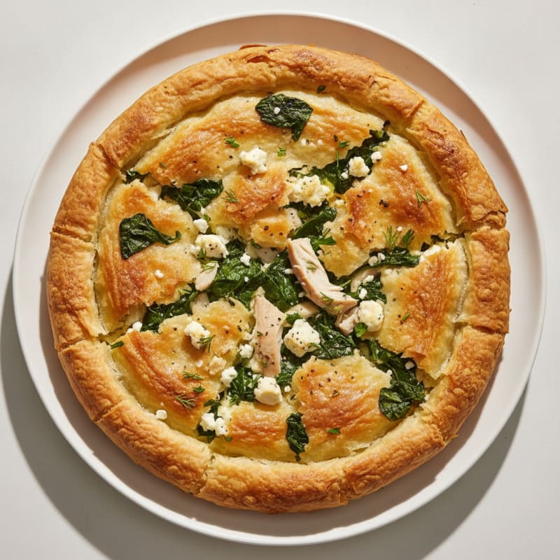 Spinach and Feta Phyllo Pie