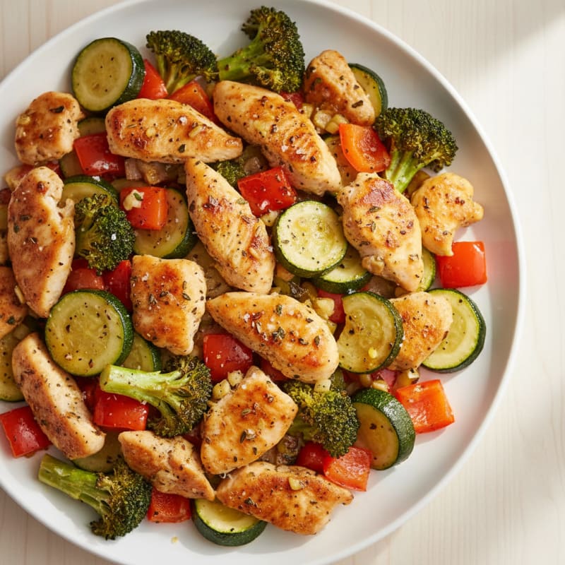 Sheet Pan Lemon Herb Chicken and Veggies