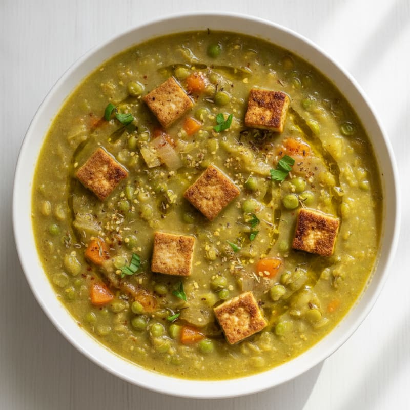 Hearty Vegan Split Pea Soup