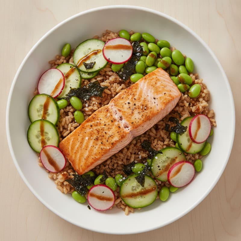 Salmon Sushi Rice Bowl