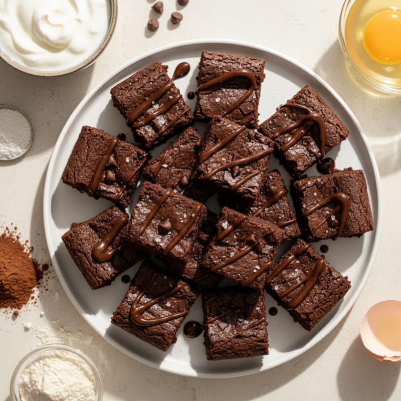 Chewy Fudgy Chocolate Brownie Bites