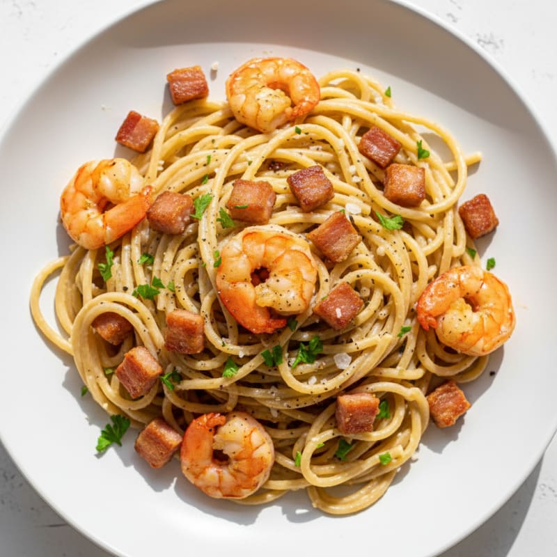 Creamy Pancetta Carbonara with Silky Egg Sauce