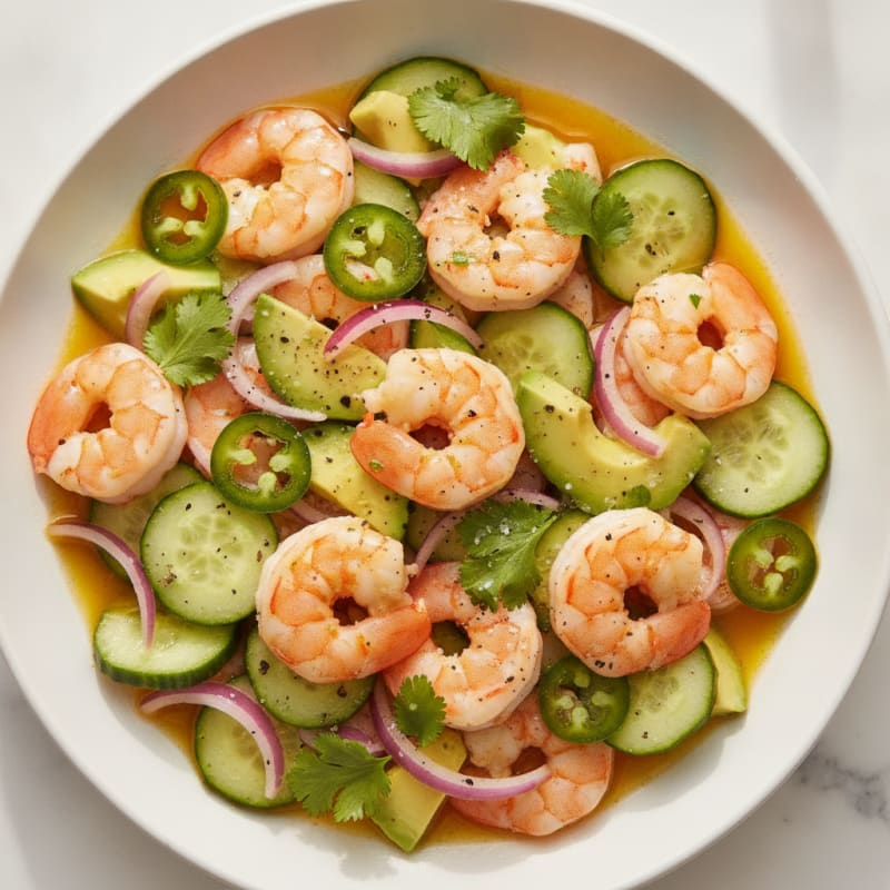 Shrimp and Avocado Ceviche with Citrus Marinade