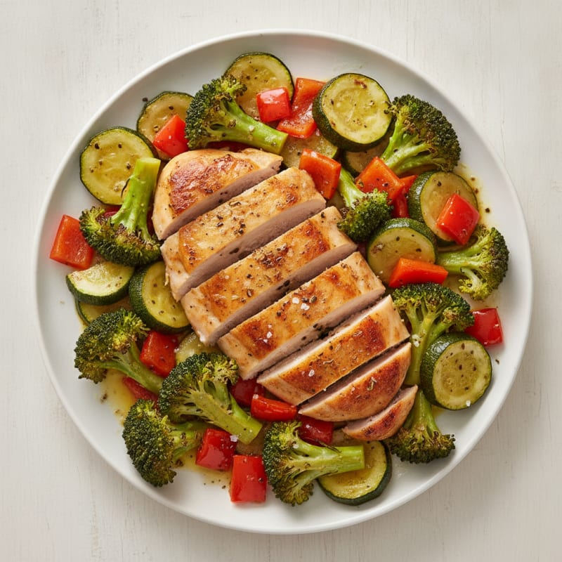 Lemon Herb Roasted Chicken and Vegetables
