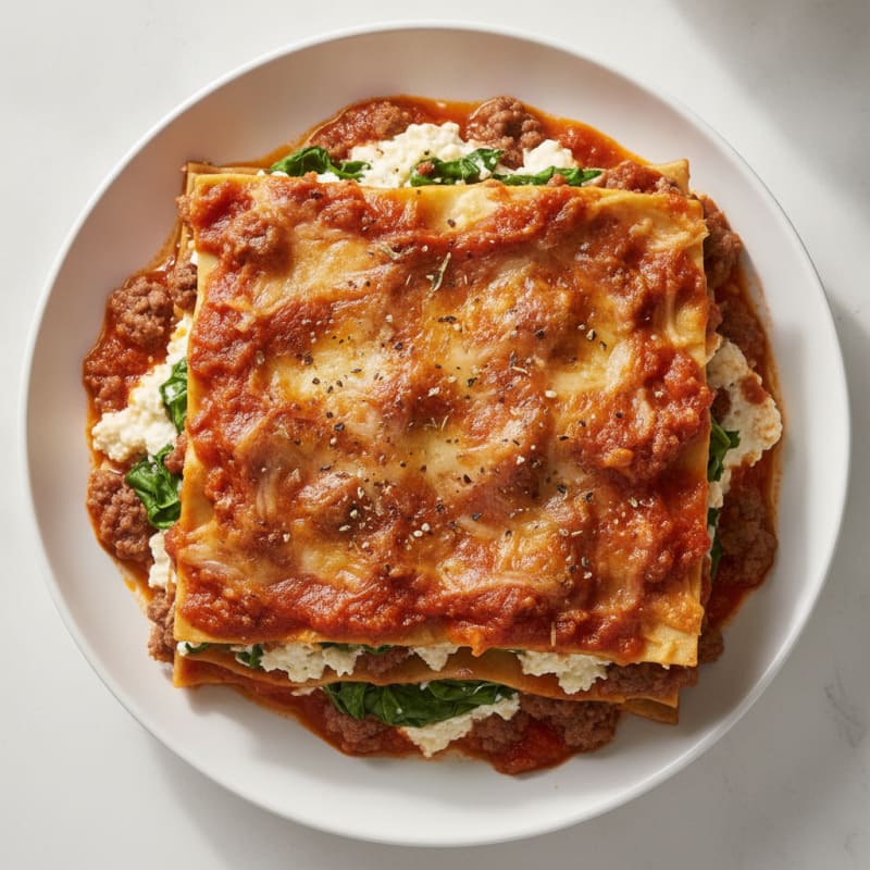 Classic Beef Lasagna with Ricotta