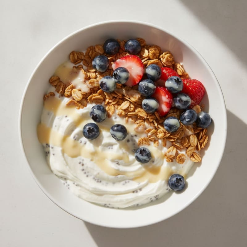Coconut Yogurt Chia Granola Bowl