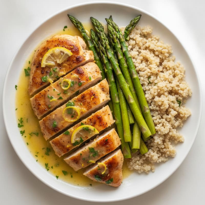 Pan-Seared Chicken with Lemon-Herb Sauce