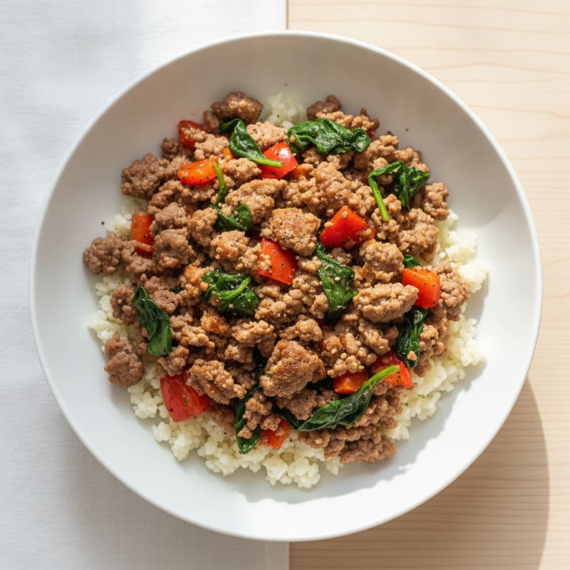 Hearty Beef and Vegetable Power Bowl