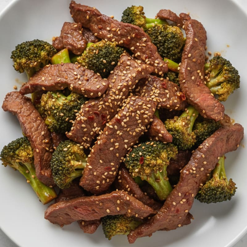 Sesame Beef & Broccoli Stir-Fry