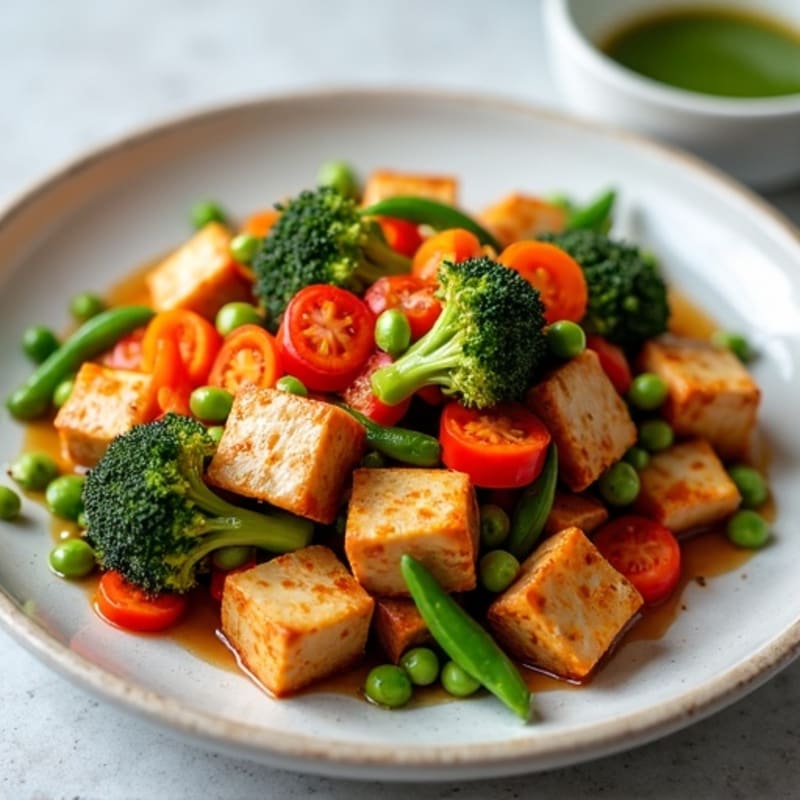 Crispy Tofu Stir-Fry with Fresh Vegetables