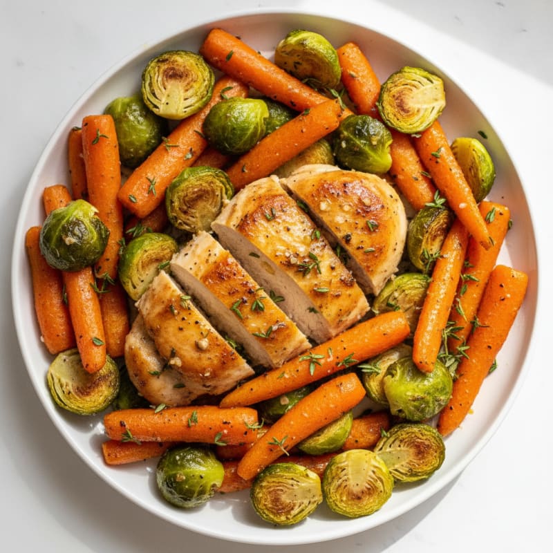 Garlic Herb Chicken with Roasted Vegetables