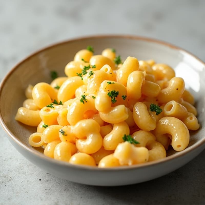Healthy Creamy Baked Mac and Cheese with Cauliflower