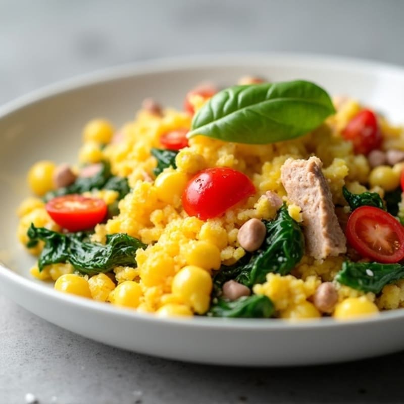 High-Protein Egg and Veggie Scramble