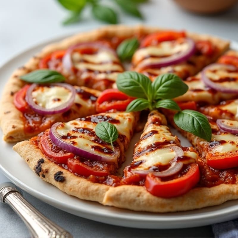 High-Protein BBQ Chicken Pizza