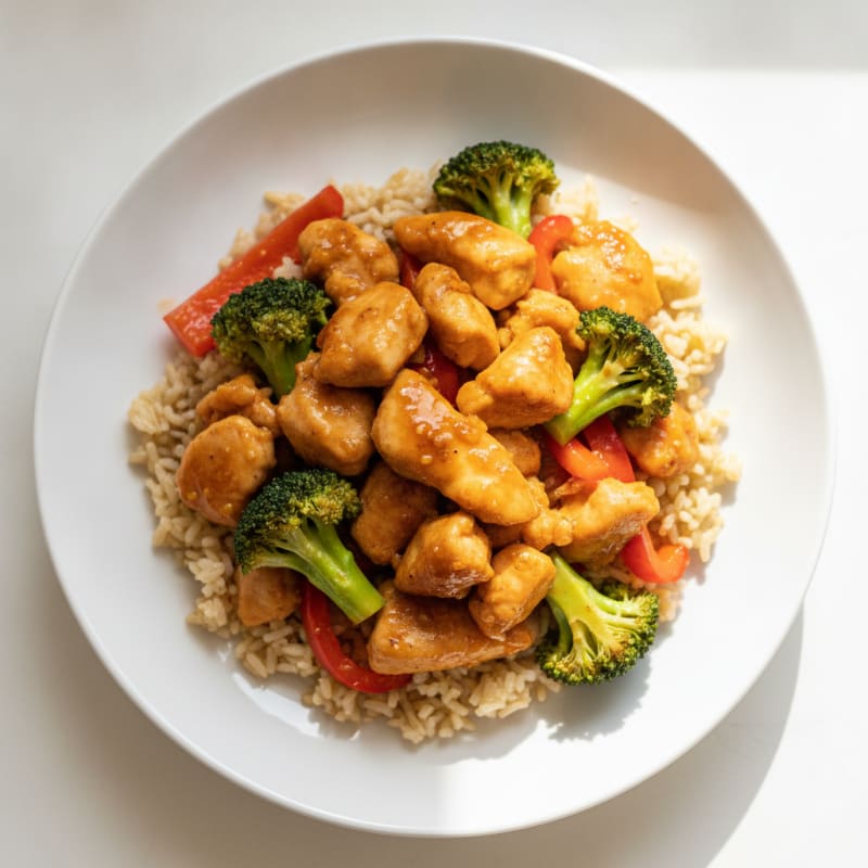 Orange Glazed Chicken Stir-Fry