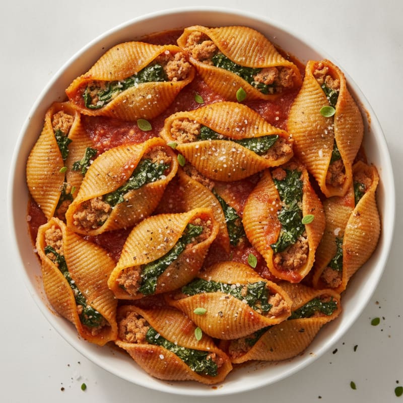 Spinach & Ricotta Stuffed Shells