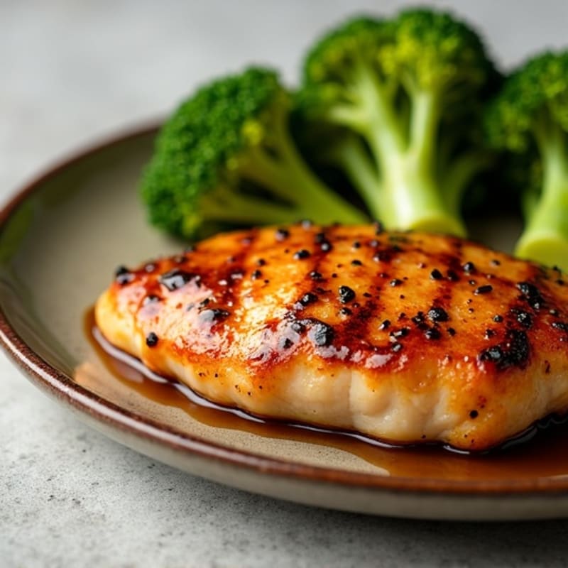 Pan-Seared Chicken with Sweet Ginger-Soy Glaze