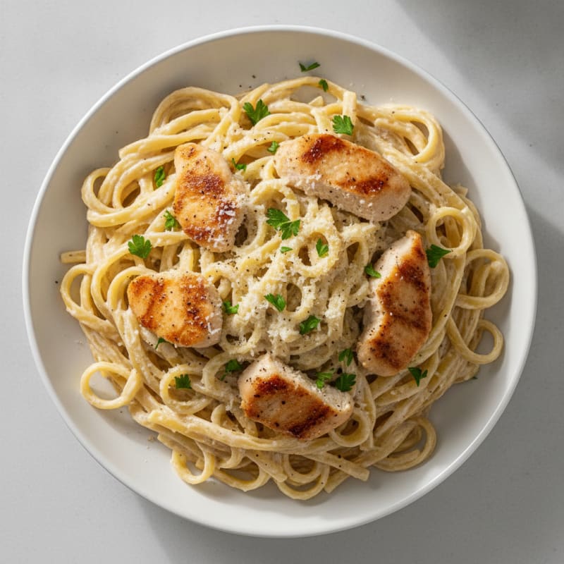 Chicken Alfredo Fettuccine Pasta