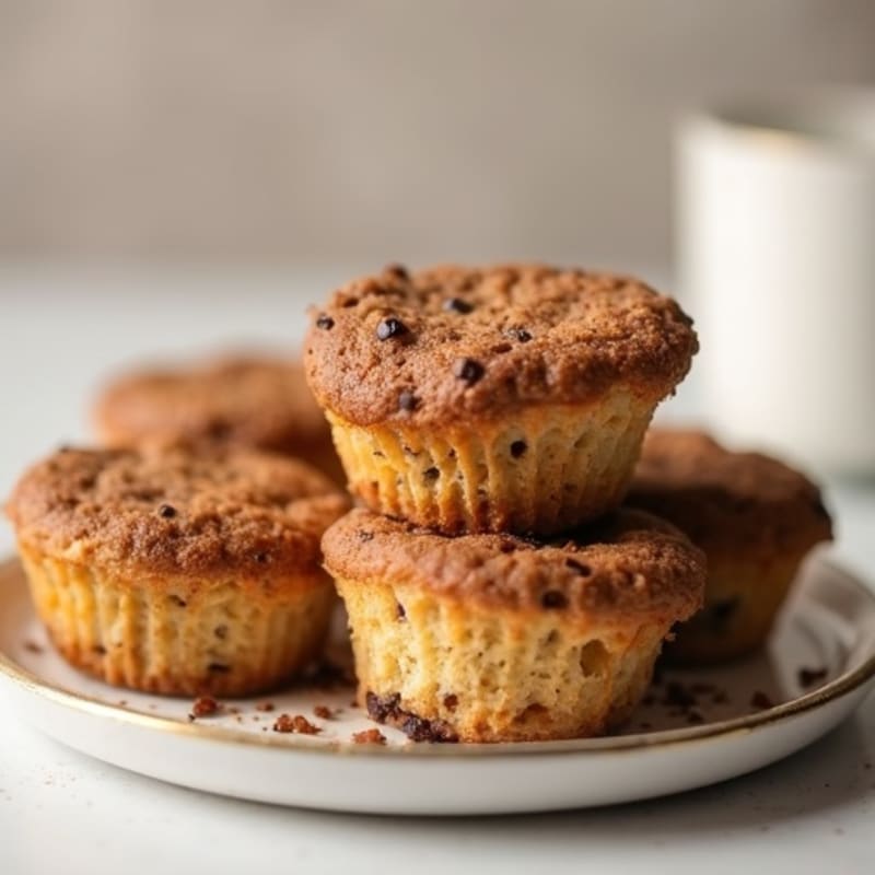 Protein-Packed Almond-Coffee Mini Cakes