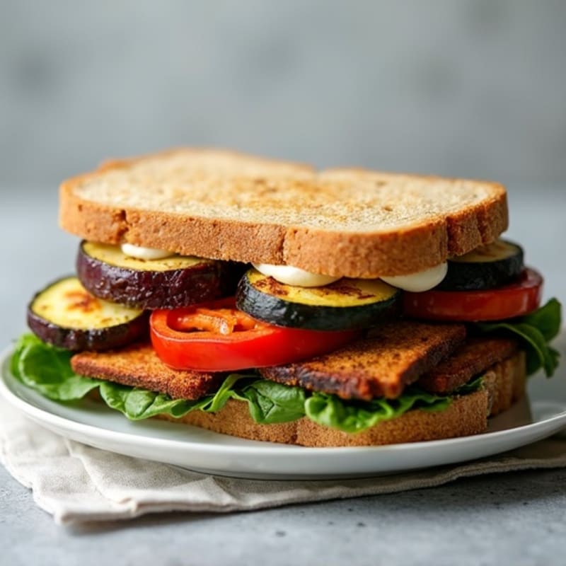 Crispy Roasted Vegetable Panini