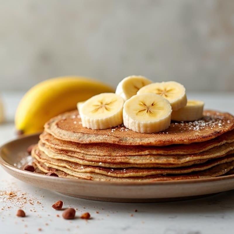 Healthy Chocolate-Hazelnut Banana Crepes