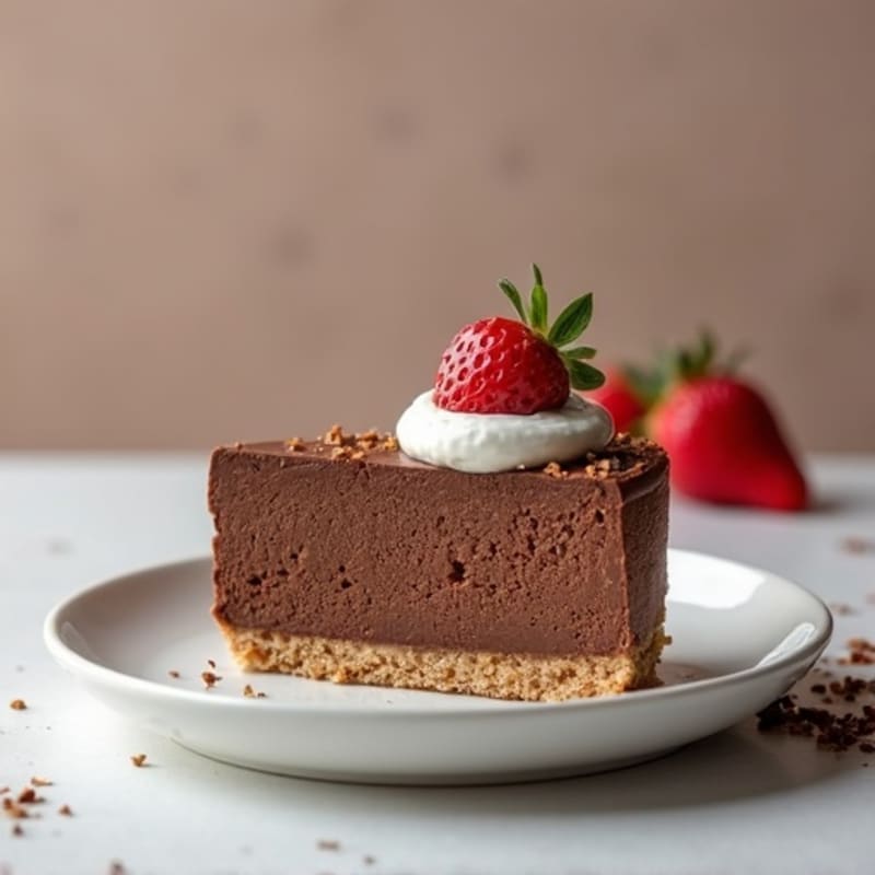 Chocolate Protein Cheesecake