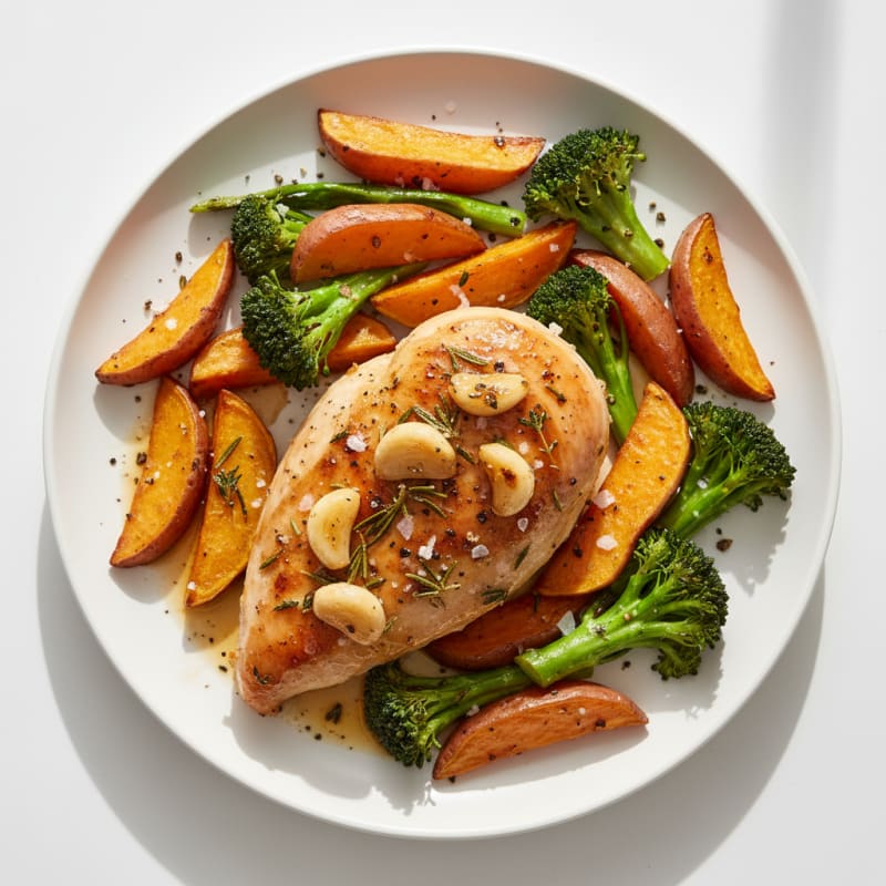 Garlic Herb Roasted Chicken Breast