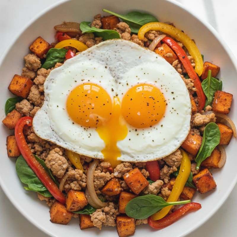 Hearty Grand Slam Breakfast Skillet
