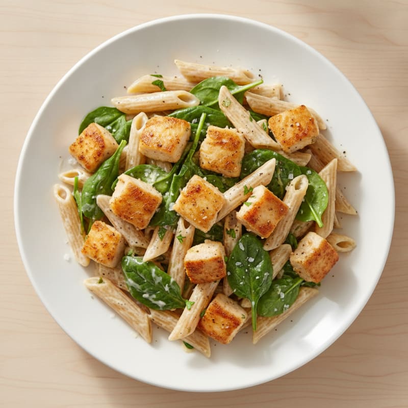 Garlic Parmesan Chicken Alfredo Pasta