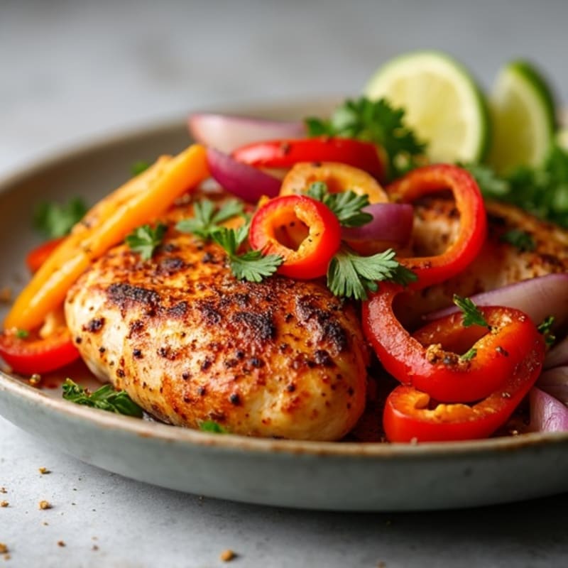 Sheet Pan Chicken Fajitas