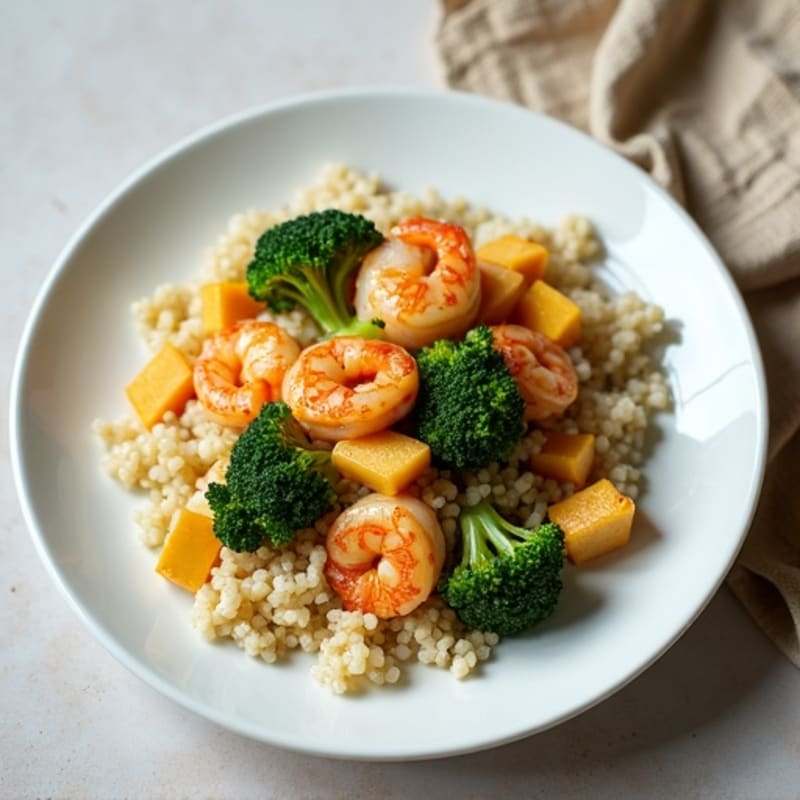Silky Tofu and Broccoli Stir-Fry with Quinoa